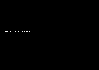 Back in Time