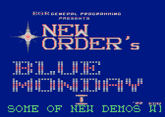 Blue Monday I