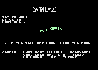 Sigma Intro #1