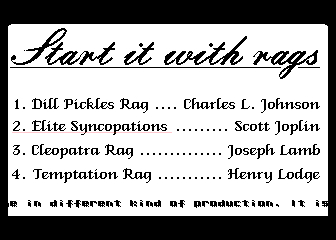 Start It with Rags