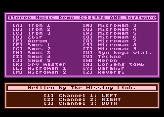 Stereo Music Demo