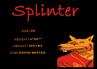 Teenage Mutant Ninja - Splinter