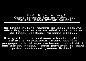 Zahada hradu rytire Xavera - Part I