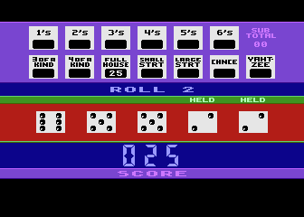 Yahtzee!