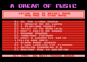 A Dream of Music