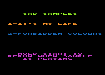Sad Samples