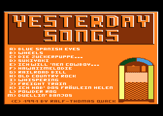Yesterday Songs