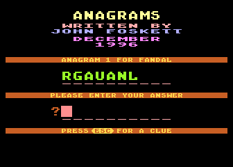 Anagrams